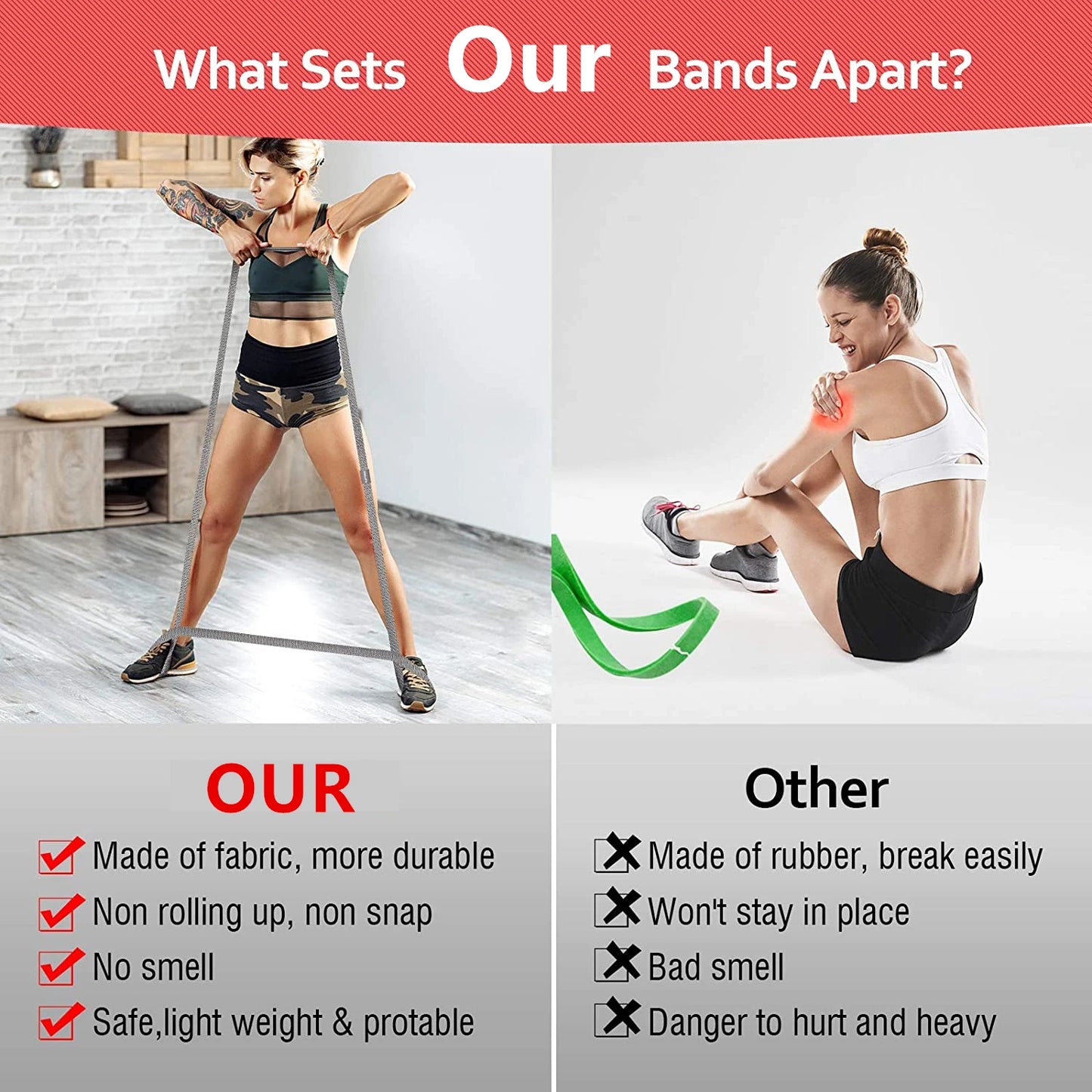 105lb Long Resistance Loop& Band Set -