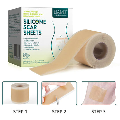 Efficient Surgery Scar Removal Silicone Gel Sheet Therapy Patch -