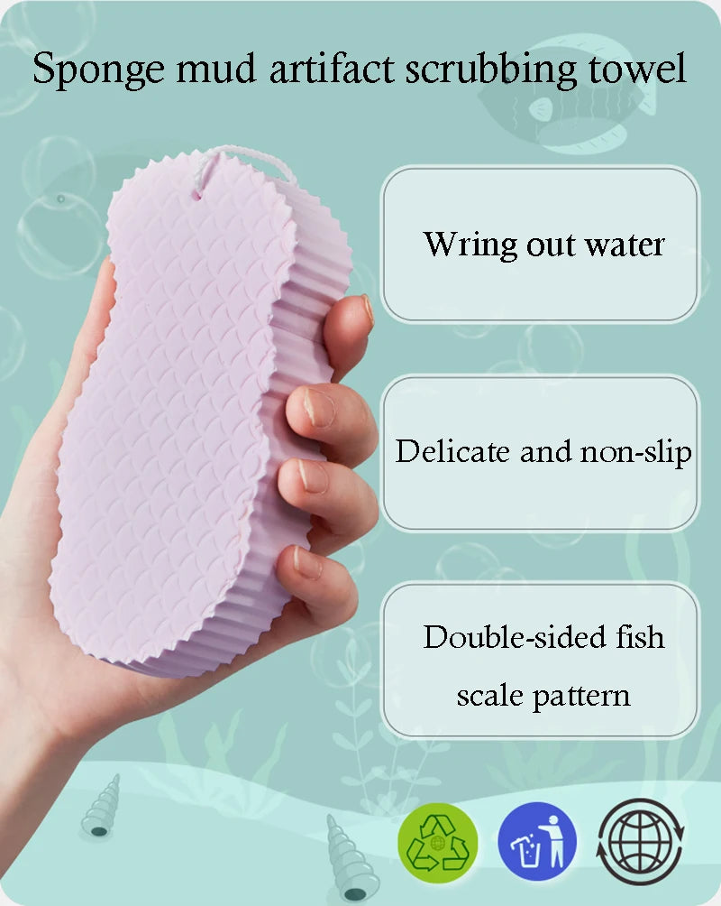 Soft Sponge Body Scrubber Cleaner Dead Skin Remover Tool -