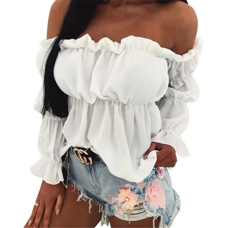 Sexy Elegant Women Off Shoulder -