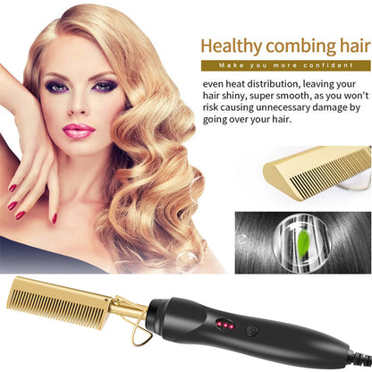 Hair Curler Straight Styler Curling Iron -