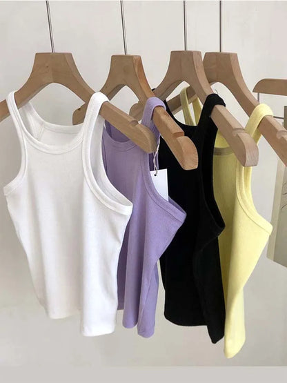 Cropped Sexy Tank Tops  -