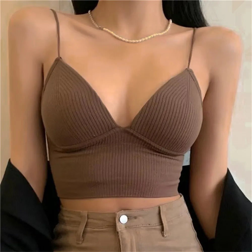 Onesize Crop Top V-Shaped (S) -