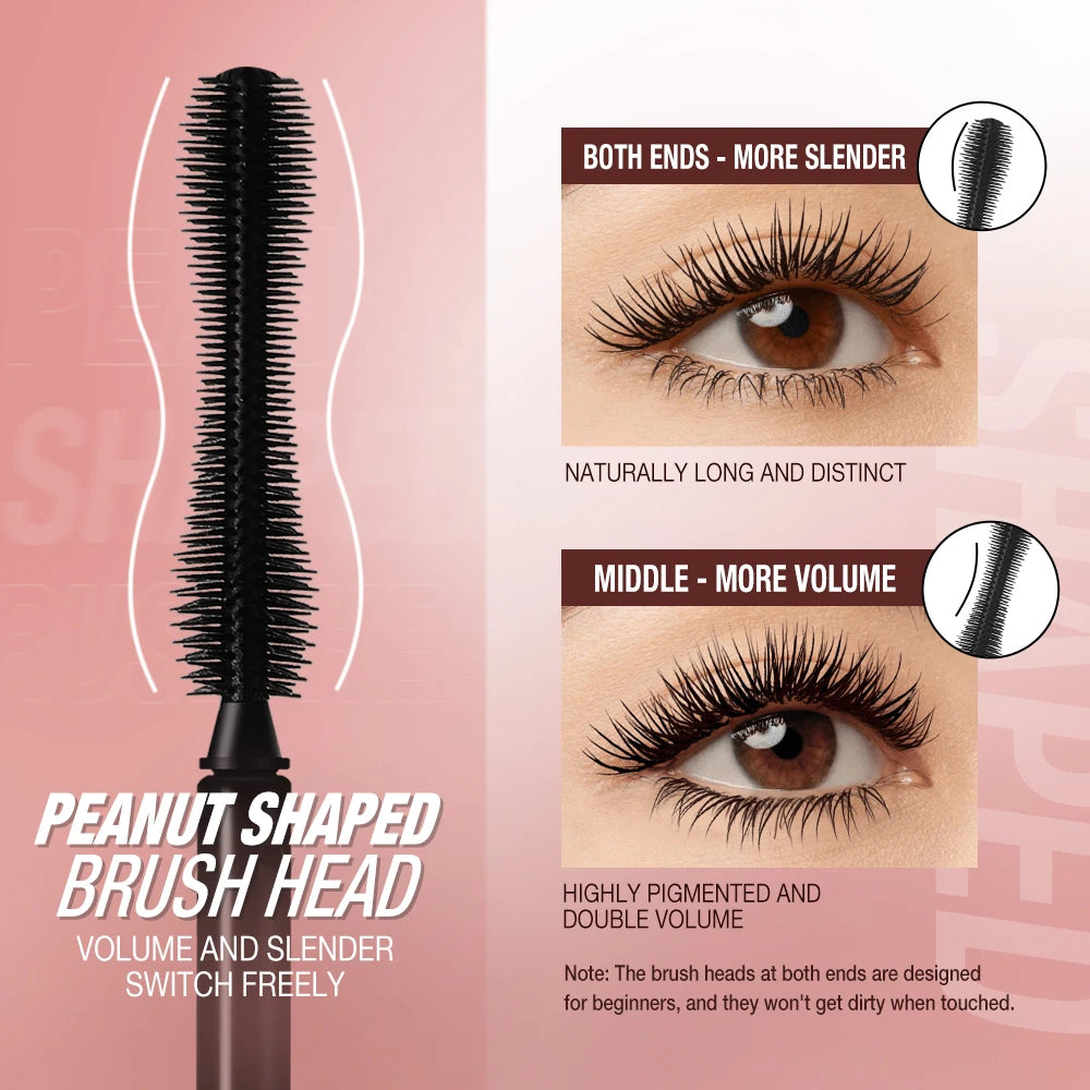 4d Silk Fiber Curling Mascara Waterproof Extra Volume -