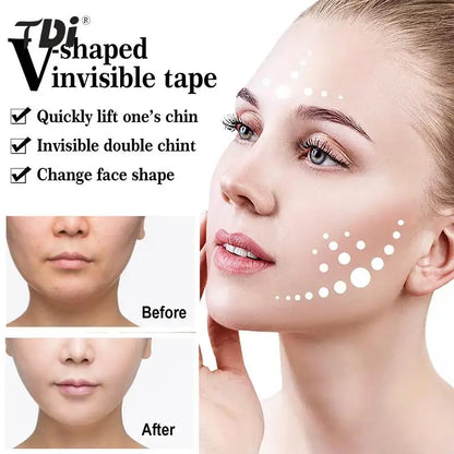 60pcs Thin Face Sticker Invisible Face Lift Patch -