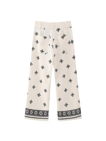 Vintage Women Loose Boho Linen Pants -