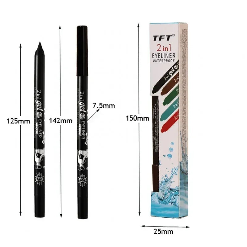 Eyeliner Pencil Colourful Pigment Waterproof -